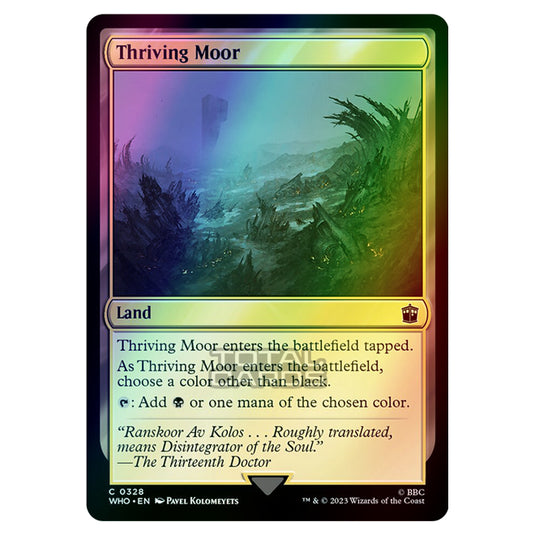 Magic The Gathering - Universes Beyond - Doctor Who - Thriving Moor - 0328 (Foil)