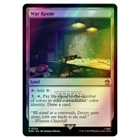 Magic The Gathering - Universes Beyond - Doctor Who - War Room - 0330 (Foil)