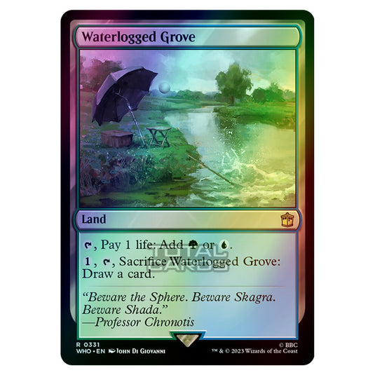 Magic The Gathering - Universes Beyond - Doctor Who - Waterlogged Grove - 0331 (Foil)