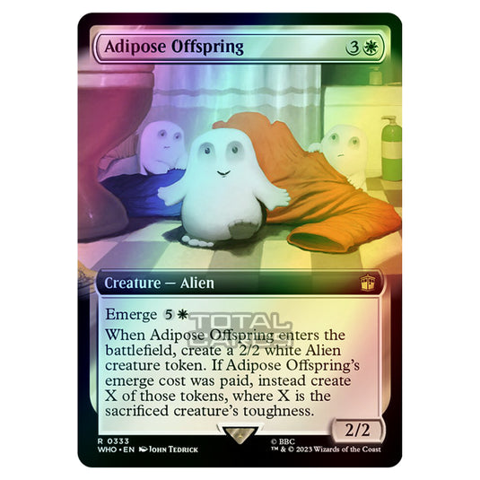 Magic The Gathering - Universes Beyond - Doctor Who - Adipose Offspring (Extended Art) - 0333 (Foil)