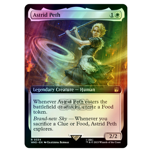 Magic The Gathering - Universes Beyond - Doctor Who - Astrid Peth (Extended Art) - 0334 (Foil)