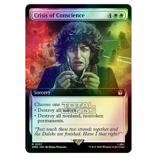 Magic The Gathering - Universes Beyond - Doctor Who - Crisis of Conscience (Extended Art) - 0337 (Foil)