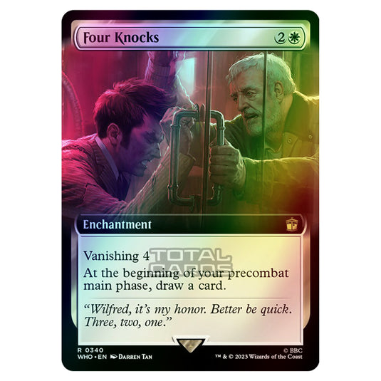 Magic The Gathering - Universes Beyond - Doctor Who - Four Knocks (Extended Art) - 0340 (Foil)