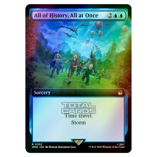 Magic The Gathering - Universes Beyond - Doctor Who - All of History, All at Once (Extended Art) - 0352 (Foil)