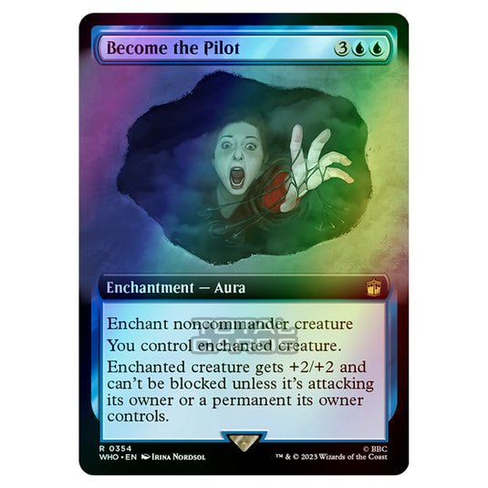 Magic The Gathering - Universes Beyond - Doctor Who - Become the Pilot (Extended Art) - 0354 (Foil)