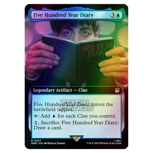 Magic The Gathering - Universes Beyond - Doctor Who - Five Hundred Year Diary (Extended Art) - 0357 (Foil)