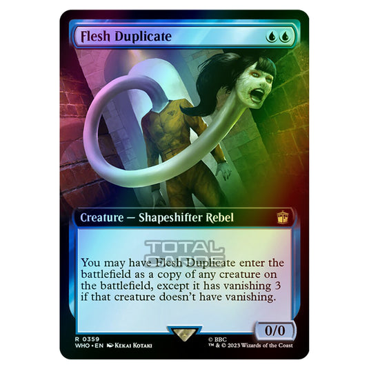 Magic The Gathering - Universes Beyond - Doctor Who - Flesh Duplicate (Extended Art) - 0359 (Foil)