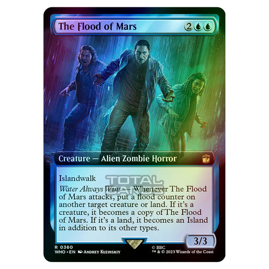 Magic The Gathering - Universes Beyond - Doctor Who - The Flood of Mars (Extended Art) - 0360 (Foil)