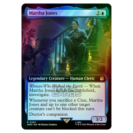 Magic The Gathering - Universes Beyond - Doctor Who - Martha Jones (Extended Art) - 0363 (Foil)