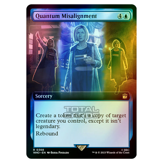 Magic The Gathering - Universes Beyond - Doctor Who - Quantum Misalignment (Extended Art) - 0368 (Foil)