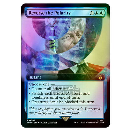 Magic The Gathering - Universes Beyond - Doctor Who - Reverse the Polarity (Extended Art) - 0369 (Foil)