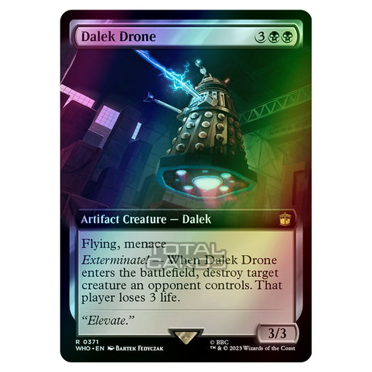 Magic The Gathering - Universes Beyond - Doctor Who - Dalek Drone (Extended Art) - 0371 (Foil)