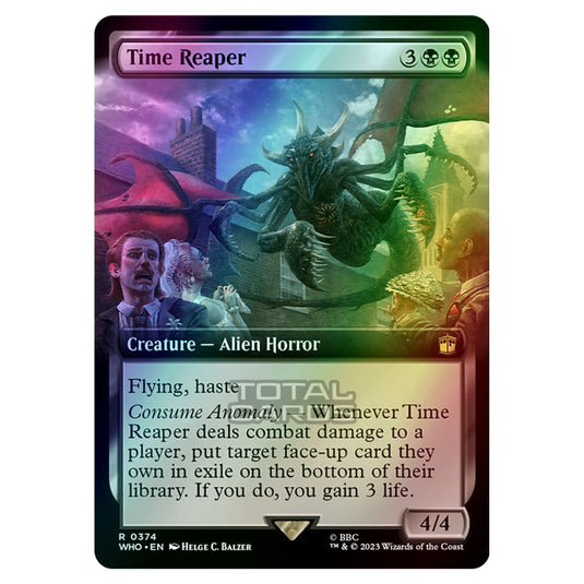 Magic The Gathering - Universes Beyond - Doctor Who - Time Reaper (Extended Art) - 0374 (Foil)