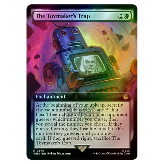 Magic The Gathering - Universes Beyond - Doctor Who - The Toymaker's Trap (Extended Art) - 0375 (Foil)