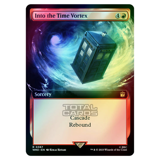 Magic The Gathering - Universes Beyond - Doctor Who - Into the Time Vortex (Extended Art) - 0387 (Foil)