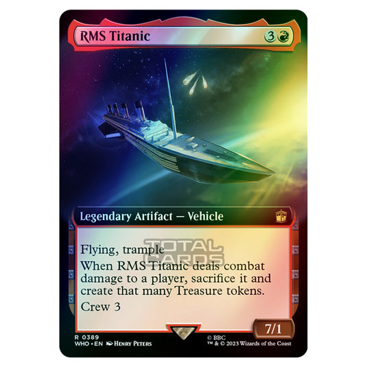 Magic The Gathering - Universes Beyond - Doctor Who - RMS Titanic (Extended Art) - 0389 (Foil)