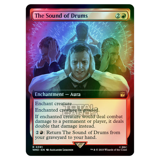 Magic The Gathering - Universes Beyond - Doctor Who - The Sound of Drums (Extended Art) - 0391 (Foil)