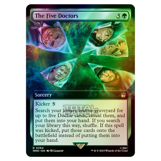 Magic The Gathering - Universes Beyond - Doctor Who - The Five Doctors (Extended Art) - 0394 (Foil)