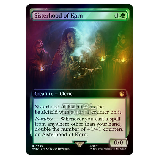 Magic The Gathering - Universes Beyond - Doctor Who - Sisterhood of Karn (Extended Art) - 0399 (Foil)