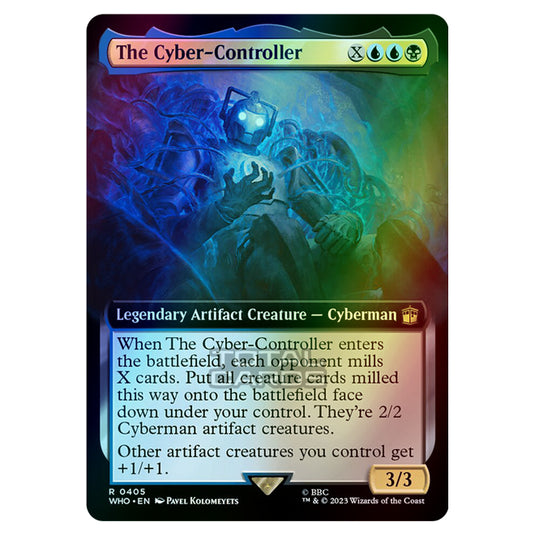 Magic The Gathering - Universes Beyond - Doctor Who - The Cyber-Controller (Extended Art) - 0405 (Foil)