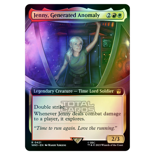 Magic The Gathering - Universes Beyond - Doctor Who - Jenny, Generated Anomaly (Extended Art) - 0421 (Foil)