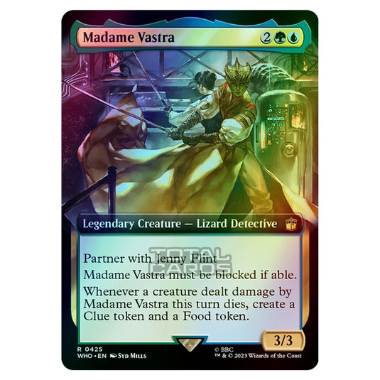 Magic The Gathering - Universes Beyond - Doctor Who - Madame Vastra (Extended Art) - 0425 (Foil)