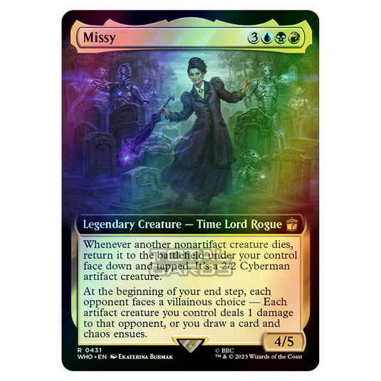 Magic The Gathering - Universes Beyond - Doctor Who - Missy (Extended Art) - 0431 (Foil)