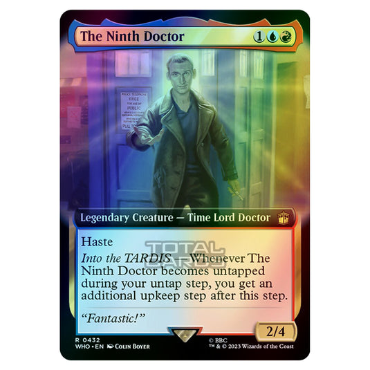 Magic The Gathering - Universes Beyond - Doctor Who - The Ninth Doctor (Extended Art) - 0432 (Foil)