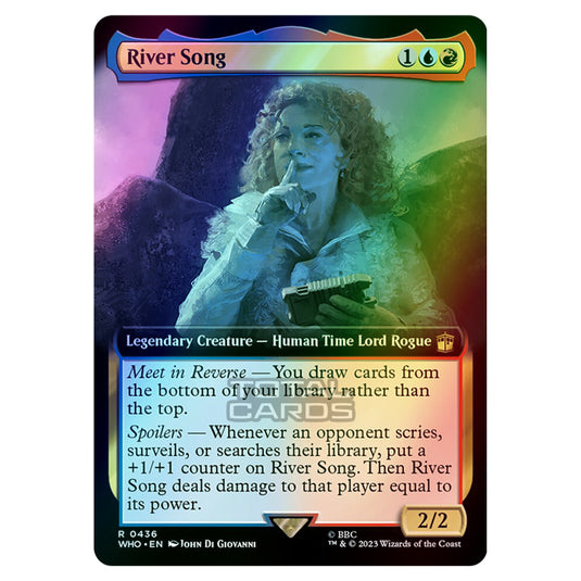 Magic The Gathering - Universes Beyond - Doctor Who - River Song (Extended Art) - 0436 (Foil)