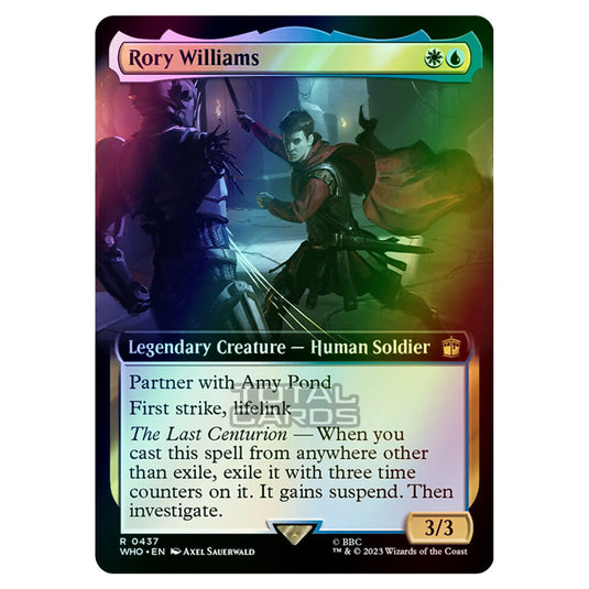 Magic The Gathering - Universes Beyond - Doctor Who - Rory Williams (Extended Art) - 0437 (Foil)
