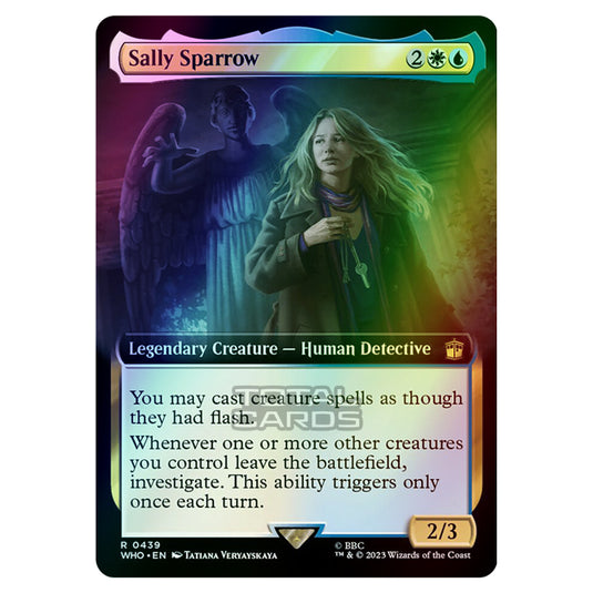 Magic The Gathering - Universes Beyond - Doctor Who - Sally Sparrow (Extended Art) - 0439 (Foil)