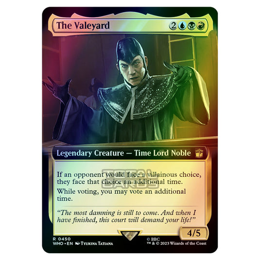 Magic The Gathering - Universes Beyond - Doctor Who - The Valeyard (Extended Art) - 0450 (Foil)