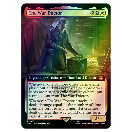 Magic The Gathering - Universes Beyond - Doctor Who - The War Doctor (Extended Art) - 0452 (Foil)