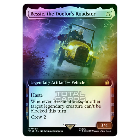 Magic The Gathering - Universes Beyond - Doctor Who - Bessie, the Doctor's Roadster (Extended Art) - 0455 (Foil)