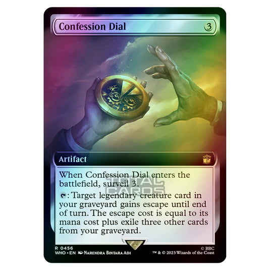 Magic The Gathering - Universes Beyond - Doctor Who - Confession Dial (Extended Art) - 0456 (Foil)