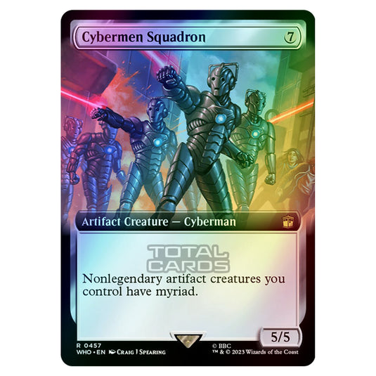 Magic The Gathering - Universes Beyond - Doctor Who - Cybermen Squadron (Extended Art) - 0457 (Foil)