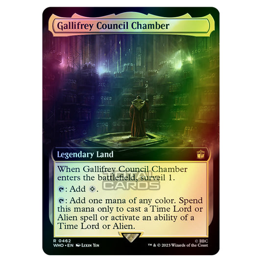 Magic The Gathering - Universes Beyond - Doctor Who - Gallifrey Council Chamber (Extended Art) - 0462 (Foil)