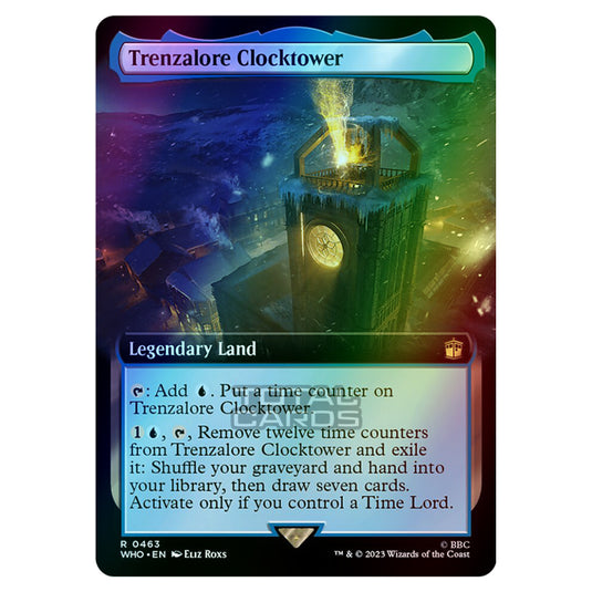 Magic The Gathering - Universes Beyond - Doctor Who - Trenzalore Clocktower (Extended Art) - 0463 (Foil)