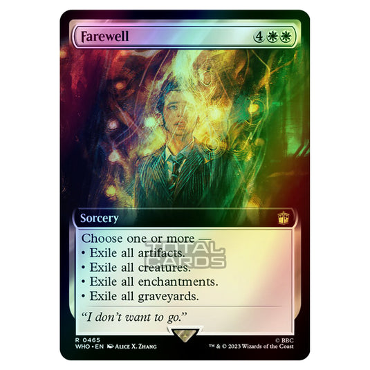 Magic The Gathering - Universes Beyond - Doctor Who - Farewell (Extended Art) - 0465 (Foil)