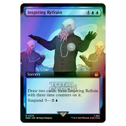 Magic The Gathering - Universes Beyond - Doctor Who - Inspiring Refrain (Extended Art) - 0470 (Foil)