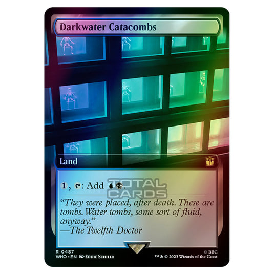 Magic The Gathering - Universes Beyond - Doctor Who - Darkwater Catacombs (Extended Art) - 0487 (Foil)