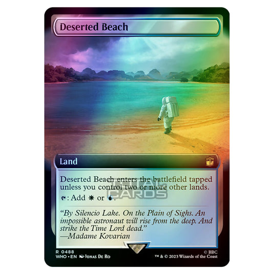 Magic The Gathering - Universes Beyond - Doctor Who - Deserted Beach (Extended Art) - 0488 (Foil)