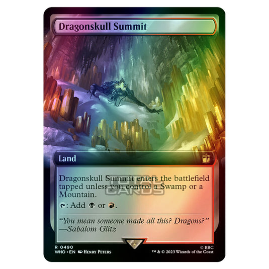 Magic The Gathering - Universes Beyond - Doctor Who - Dragonskull Summit (Extended Art) - 0490 (Foil)