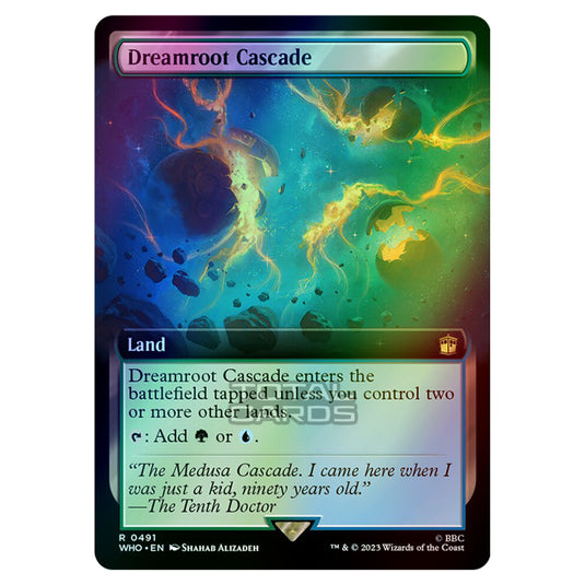 Magic The Gathering - Universes Beyond - Doctor Who - Dreamroot Cascade (Extended Art) - 0491 (Foil)