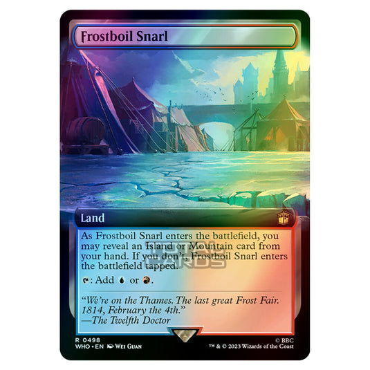 Magic The Gathering - Universes Beyond - Doctor Who - Frostboil Snarl (Extended Art) - 0498 (Foil)