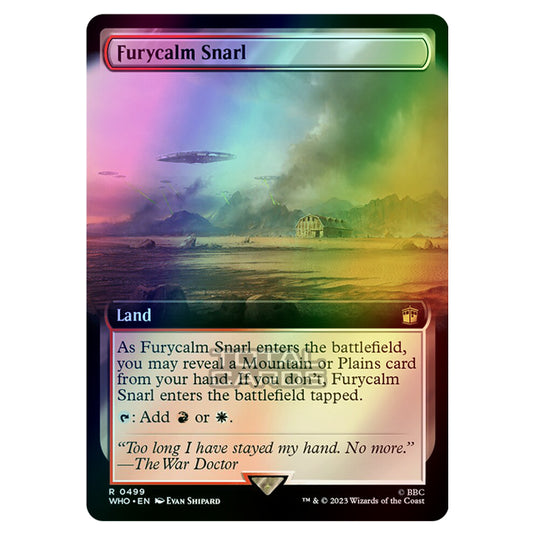 Magic The Gathering - Universes Beyond - Doctor Who - Furycalm Snarl (Extended Art) - 0499 (Foil)