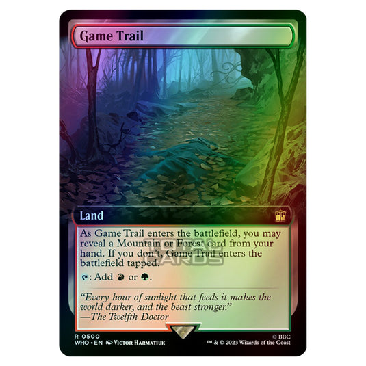 Magic The Gathering - Universes Beyond - Doctor Who - Game Trail (Extended Art) - 0500 (Foil)