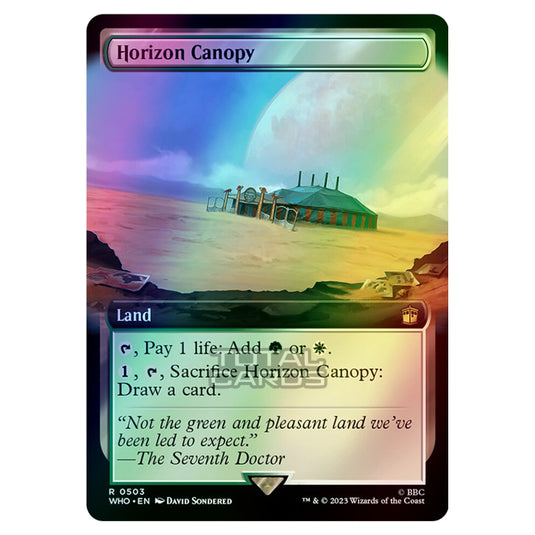 Magic The Gathering - Universes Beyond - Doctor Who - Horizon Canopy (Extended Art) - 0503 (Foil)