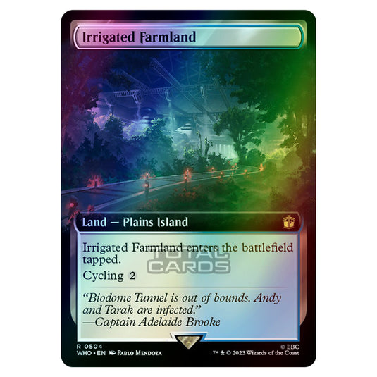 Magic The Gathering - Universes Beyond - Doctor Who - Irrigated Farmland (Extended Art) - 0504 (Foil)