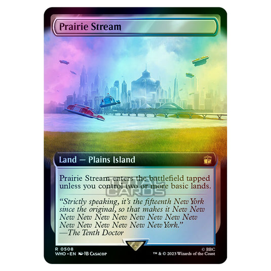 Magic The Gathering - Universes Beyond - Doctor Who - Prairie Stream (Extended Art) - 0508 (Foil)